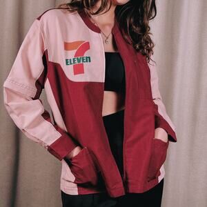 Vintage Japanese 7-Eleven Staff Uniform Jacket